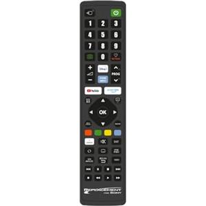 Jolly Line Replacement, Telecomando Universale TV per SONY, Compatibile con televisore SONY, nessuna Configurazione richiesta, JL1717