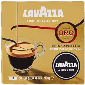 Lavazza Capsule Lavazza A Modo Mio Espresso Qualità Oro - Intensità 8, confezione da 2