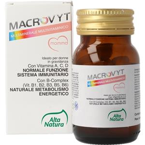ALTA NATURA Macrovyt Multivitaminico Multiminerale Mamma - 30 Compresse con Acido Folico e Ferro per la Gravidanza