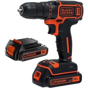 BLACK+DECKER BDCDC18B-QW Trapano Avvitatore a Batteria, Nero
