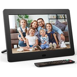 FamBrow Cornice Digitale WiFi 10 Pollici Cornici Digitali HD Cornice Foto Digitale Touchscreen IPS Cornice Elettronica con Memoria 16 GB, Condivisione di Immagini Musica Video