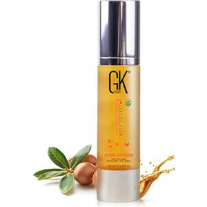 GK Hair Cheratina Globale Olio per Capelli all'Argan Biologico Siero per lo Styling Controllo dell'Effetto Crespo Riparazione dei Capelli Secchi e Danneggiati Effetto Levigante 3.4 Fl Oz