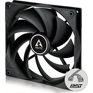 ARCTIC F14 PWM PST CO - 140 mm PWM PST Ventola PC, Collegamento PST, PWM Sharing Technology, Doppi Cuscinetti Sfera, Ventilazione 200-1350 RPM, 0,3 Sone - Nero