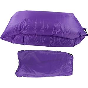 plplaaoo Lettino Gonfiabile, Divano Gonfiabile Per Viaggiare, Sedia da Spiaggia da Campeggio All'aperto, Lettini Gonfiabili, Materasso Ad Aria Pieghevole Portatile Per Feste in Spiaggia (Viola)