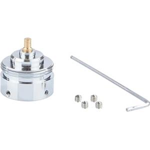 ET - EUROTRONIC Technology GmbH Eurotronic 700099 Danfoss RAVL, adattatore metallico per termostati per radiatori (accessori per termostati per radiatori, adattatore per valvole per radiatori di alta qualità, attacco: 26 mm)