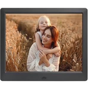 Jaihonda Cornice fotografica digitale da 9 pollici (22 cm) con telecomando, lettore MP3, 4 Windows / calendario sveglia in 6 lingue (lingua italiana non garantita), schermo per foto elettroniche, supporto