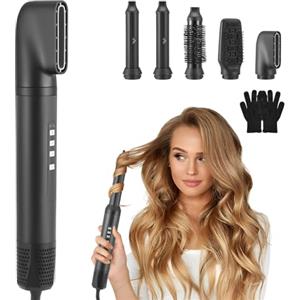 Gxpjycfob Styler Ad Aria Calda 5 In1, 1300 W, 110.000 Giri/Min, Nuovo Styler Per Capelli Con Motore Brushless, Asciugacapelli A Ioni Negativi Ad Alta Velocità, Spazzola Ad Aria Calda Con Flusso D'Aria 20 M/S