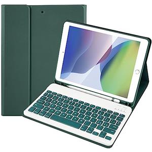 SOPPY Custodia con Tastiera per iPad 7a/8a/9a Gen 10.2