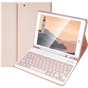 SOPPY Custodia Italiana Tastiera per iPad 9a/ 8a/ 7a Generazione/iPad Pro/Air 3a 10.5