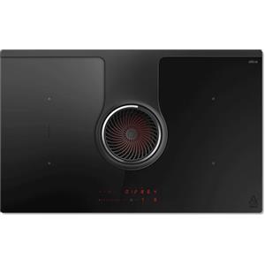 Elica Piano Cottura Induzione Con Cappa Aspirante Integrata NikolaTesla One EVO BL/A/83, 83 cm, 4 Zone Cottura, Vetro Nero - PRF0196318