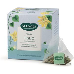 Neavita Tisana Tiglio Bio - Infuso Rilassante con Fiori e Brattee, 15 Filtri da 1,8g