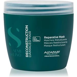 Alfaparf Milano Maschera Riparativa Semi di Lino 500 ml - Trattamento Intensivo per Capelli Danneggiati