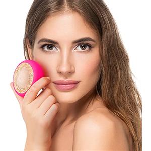 FOREO UFO 2, trattamento maschera LED viso, trattamento viso con LED a spettro completo, termoterapia, crioterapia, massaggiatore viso, miglior assorbimento dei prodotti di skincare, Fuchsia