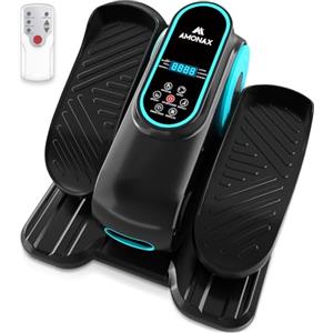Amonax Motorizzato Macchina Ellittica, Ellittica Da Casa Seduta, Pedaliera Elettrica per Riabilitazione, Cardio Cyclette Ellittica, Mini Cyclette Pedaliera Elettrica Pedaliera per Anziani