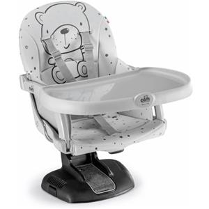 CAM Il Mondo del Bambino - art.S334/T247 - Rialzo da sedia Idea - made in Italy - ideale da 6 a 36 mesi - TEDDY GRIGIO