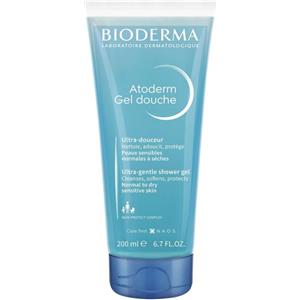 Bioderma Atoderm Gel Douche 200 ml - Gel Doccia Ultra Delicato per Pelle Sensibile e Secca, Adatto a Neonati, Bambini e Adulti