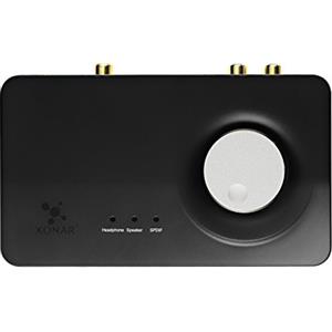 Asus XONAR U7 MKII, Scheda Audio Esterna, Compatibilità con Windows 10, Nero