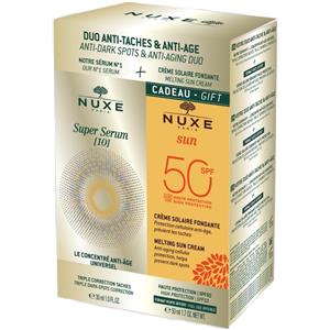 Nuxe Kit Super Serum 30 Ml Crema Viso Solare SPF 50 - Trattamento Antirughe e Protettivo