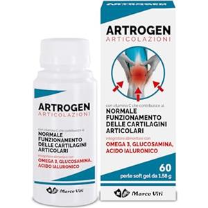 Marco Viti Artrogen Articolazioni Integratore Alimentare 60 Perle Soft gel, 98.4 grammo, 1