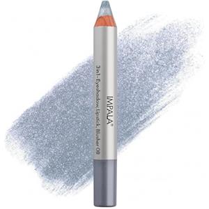 Impala Matita Jumbo 3 in 1 | Colore 08 Argento | Ombretto, Rossetto e Blush | Texture Liscia e di Lunga Durata | Colore Intenso