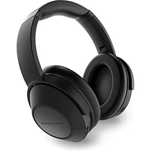 Energy Sistem Cuffie BT Travel 6 ANC Cuffie Isolamento del Rumore Esterno al massimo Caschi Wireless (Active Noise Cancelling,Cuscinetti isolanti, Quick Charge) - Nero