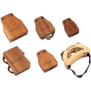 HpLive Set di 6 accessori per cajon Drum Companions, corona, tamburello per piedi, castagne, strumenti a percussione