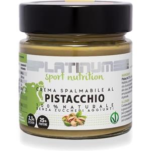 Platinum sport nutrition CREMA PROTEICA SPALMABILE PISTACCHIO. Vegana. Formato da 250g.