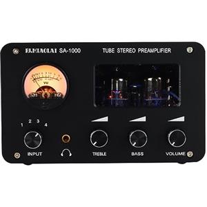 Louttary SA-1000 Preamplificatore Valvolare Audiophile Amplificatore HiFi Amplificatore di Commutazione Audio Amplificatori per Cuffie AC100-240V Spina Europea