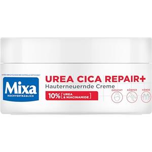 Mixa Idratante altamente concentrato per viso, corpo e mani, pelle secca e screpolata, con urea e niacinamidi, urea Cica Repair+, 150 ml