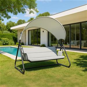 BIZZOTTO Dondolo Arkell 2 Posti Grigio-antracite