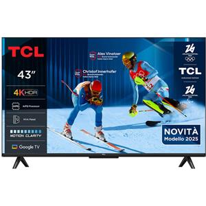 TCL P6K Serie Smart TV 4K Ultra HD 43'' 43P6K, Dolby Audio, HDR10+, Google TV