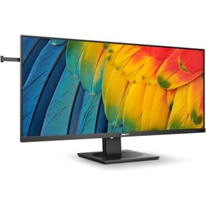 Philips 40B1U5600-40 Zoll WQHD Monitor, Adaptive Sync, Altoparlanti, Regolazione altezza, HDR400 (3440x1440, 100 Hz, HDMI, DisplayPort, USB-C, USB Hub) Nero