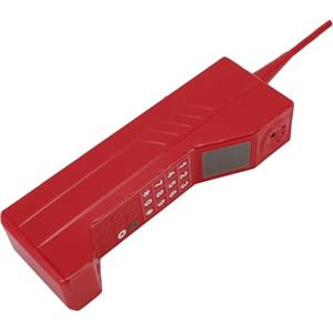 HUSHUI Modello di Telefono Cellulare Vintage, Ornamento del Telefono Cellulare retrò Vecchio Stile con Design, Arredamento a Sostegno del Partito degli Anni '90 per la Fotografia (Rosso)