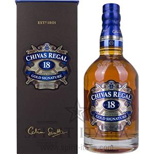 Verschiedene Chivas Regal Scotch 18 Years Old Gold Signature GB 40,00% 0.7 l.