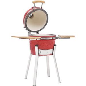 vidaXL Griglia Barbecue Kamado Affumicatore in Ceramica 76 cm