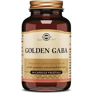 Solgar Golden Gaba, 50 capsule vegetali - Integratore di GABA per il benessere del sistema nervoso, 500 mg per capsula