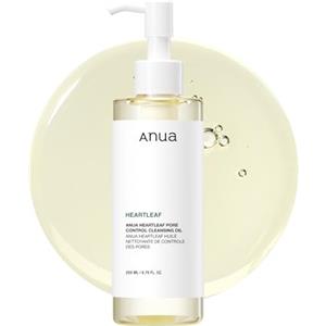 Anua Heartleaf Pore Control Cleansing Oil - Olio Struccante Viso Coreano, Detergente Oleoso Non Comedogenico, Aiuta a rimuovere sebo e impurità dai pori e Make-up Waterproof, Skincare coreana (200 ml)