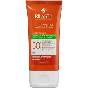 Rilastil Sun System Water Touch - Fluido Solare Idratante SPF 50 per Pelli Sensibili, 50ml
