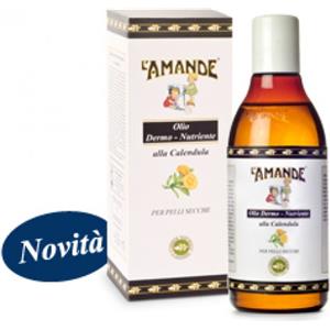 L'AMANDE Srl L'Amande Marseille Olio Dermonutriente alla Calendula 250ml - Sostegno Dolce per la Pelle Fragile