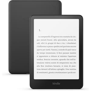 Amazon Kindle Paperwhite (16 GB) | Il nostro Kindle più veloce di sempre, nuovo schermo antiriflesso da 7'', la batteria dura settimane | Con pubblicità | Nero