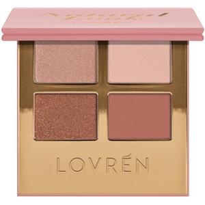 Lovrén Palette Ombretti Deep Sunset - 4 Colori, Texture Morbida e Alta Intensità di Colore, 6,4 g
