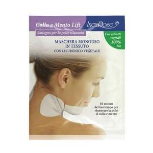 IncaRose Maschera Bio TNT Collo e Mento Lift - Trattamento Anti-Cedimento per Tutti i Tipi di Pelle