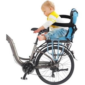 Donened - Seggiolino per bambini, seggiolino per bicicletta posteriore, seggiolini per bambini con pedale e staffa di sicurezza, seggiolino per bambini di sicurezza per bambini da 6 mesi a 6 anni