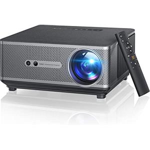 YABER Proiettore, 【autofocus/correzione trapezoidale】1080P Full HD proiettore home cinema 4K supportato, YABER 650 ASIN WiFi6 Bluetooth, videoproiettore sigillato antipolvere, compatibile con smartphone/TV