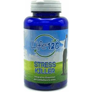 Life 120 Stress Killer - Integratore Alimentare per Ridurre lo Stress e Favorire il Rilassamento - 90 Compresse