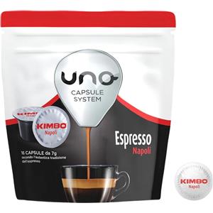 Kimbo Caffe' Confezione Da 16 Capsule Compat. Uno System Napoli