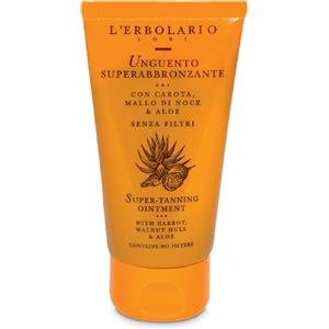 L'Erbolario Unguento Superabbronzante 75 ml - Abbronzatura Intensa Senza Filtri con Carota e Aloe