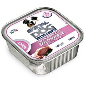 Monge Special Dog Excellence Umido Monoproteico 300 g - Solo Maiale per Cani Adulti