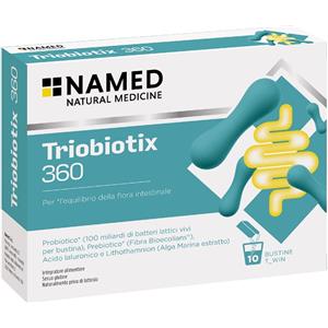Named Triobiotix 360 - Integratore con Probiotici e Prebiotico in 10 Bustine da 4 g per il Benessere Intestinale