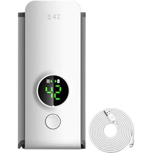 Shouxiut Scaldabiberon portatile, ricaricabile tramite USB, senza fili, portatile, scalda biberon, da viaggio, per latte materno, indicatore della temperatura per latte materno o latte artificiale